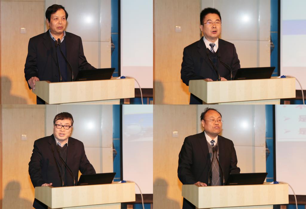 田锋社、何玉辉、李选芒、刘清分别进行“诊改”工作汇报交流