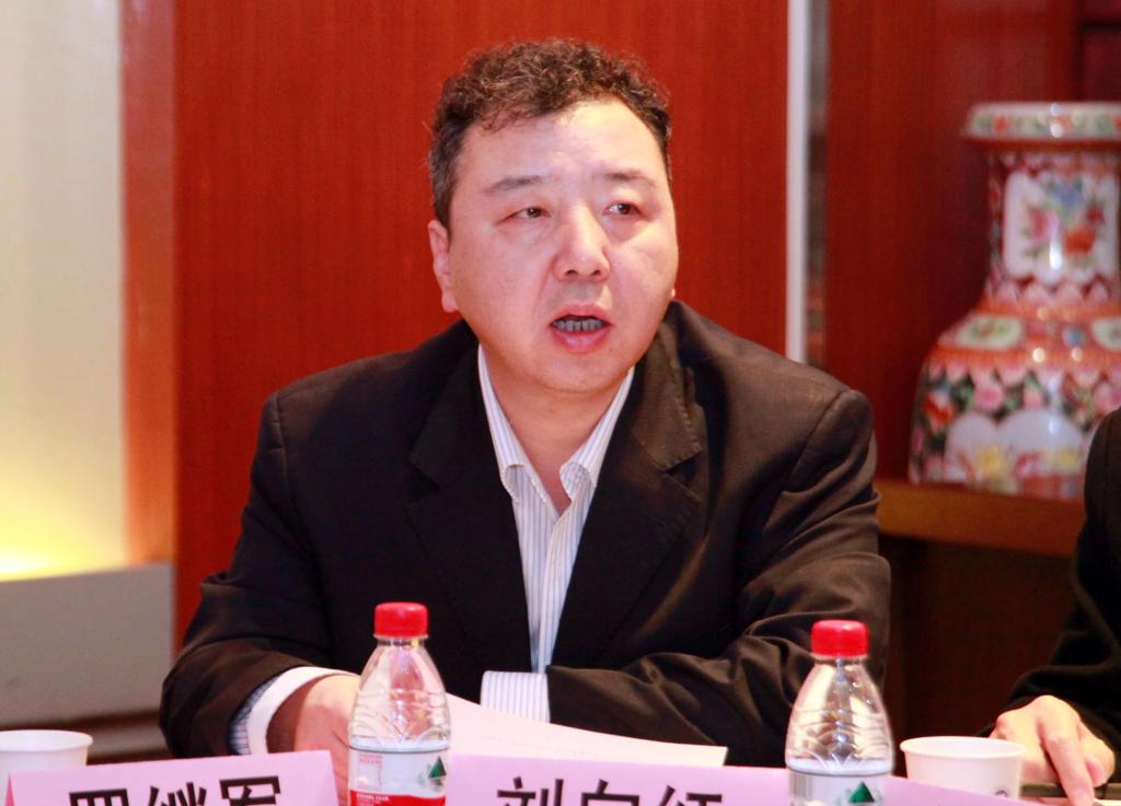 省职业技术教育学会秘书长、我院科研处处长刘向红作财务审计报告