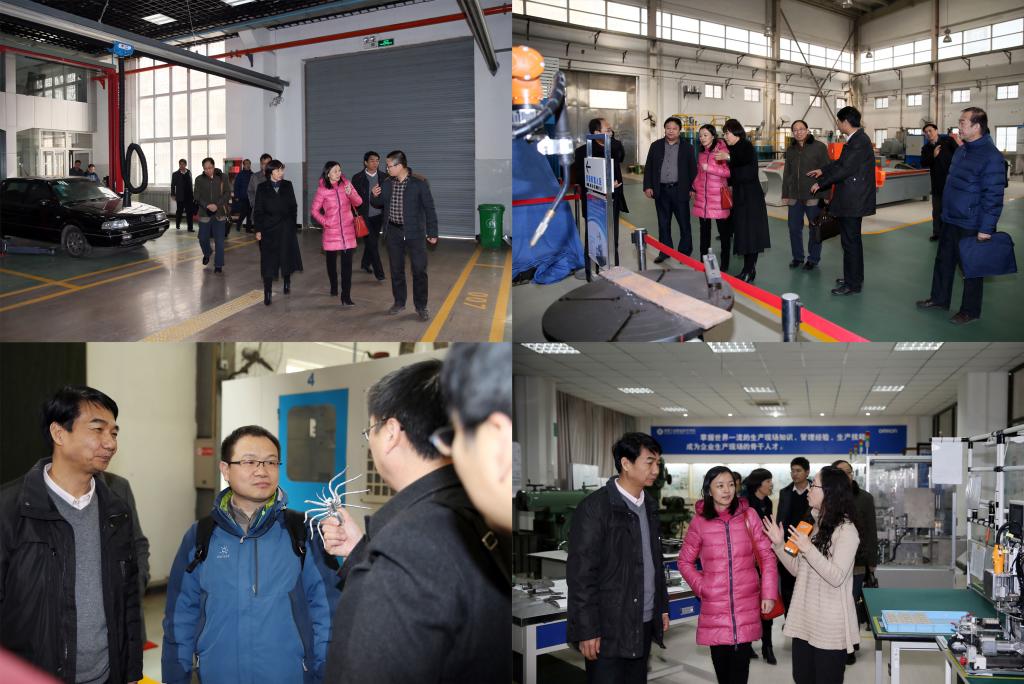 调研组一行实地考察我院实训基地