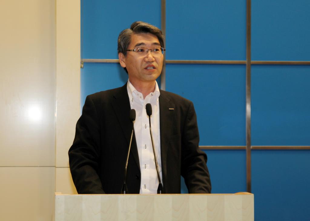 欧姆龙(中国)有限华体会副总经理中道教显致辞